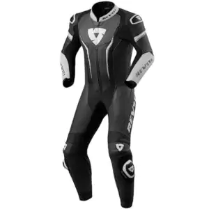 Rev'it Argon 1 Piece Leather Suit - Black/White