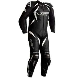RST Tractech Evo 4 CE One Piece Leather Suit - Black/White