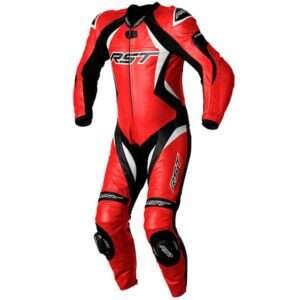 RST Tractech Evo 4 CE One Piece Leather Suit - Red/Black/White